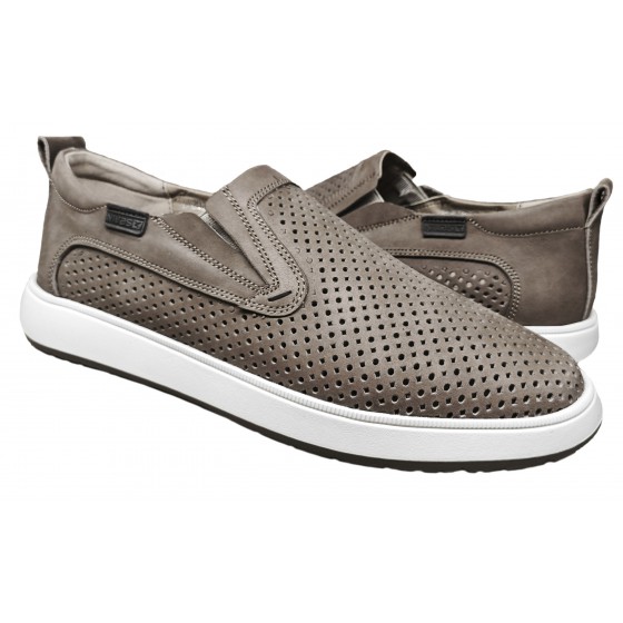 Туфлі чоловічі шкіряні - 2601 Mustang lace perforation