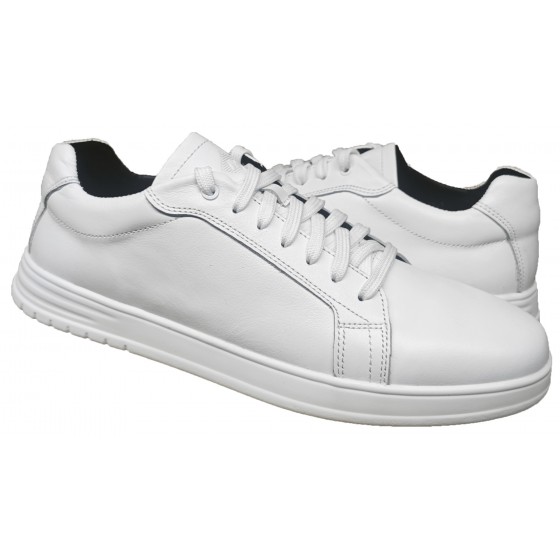 Кед чоловічий шкіряний - 2614, white front