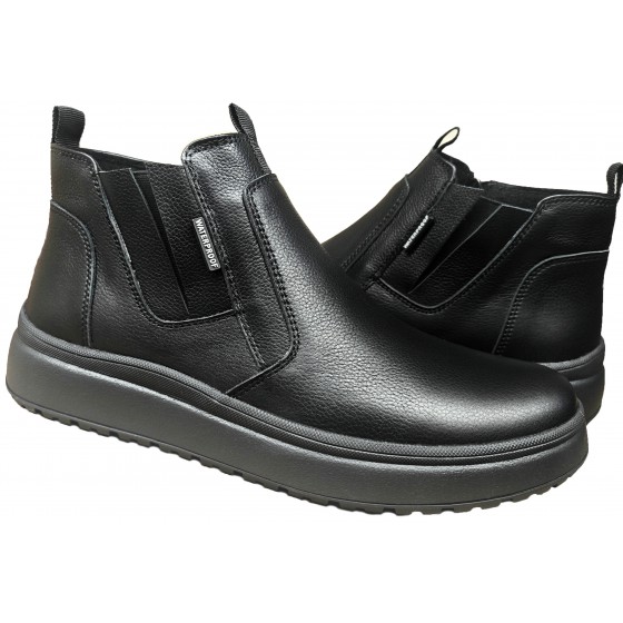 Черевики чоловічі шкіряні - Chelsea boot No. 2530 black Черевики чоловічі шкіряні - Chelsea boot No. 2530 black