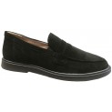 Лофери чоловічі шкіряні - 2509 black suede