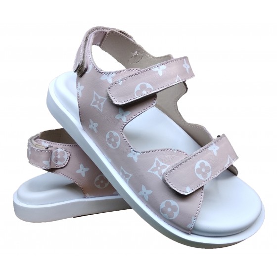 Сандалії жіночі шкіряні рожеві - M-28 leather pink