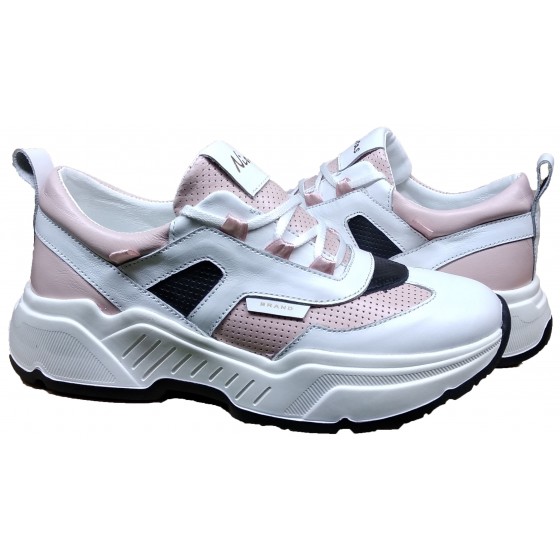 Кросівки жіночі шкіряні білі  - M-20 leather white  Кросівки жіночі шкіряні білі  - M-20 leather white