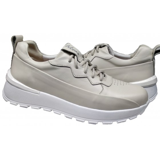 Кросівки жіночі шкіряні бежеві  - Sneaker M-30 beige Кросівки жіночі шкіряні бежеві  - Sneaker M-30 beige